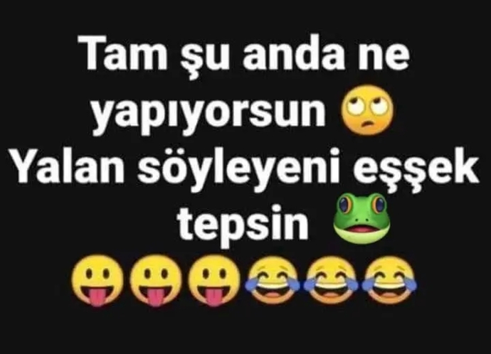 Şu anda ne yapıyorsunuzz?