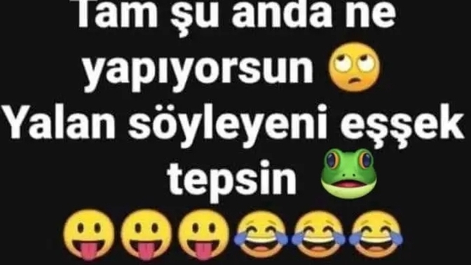Şu anda ne yapıyorsunuzz?