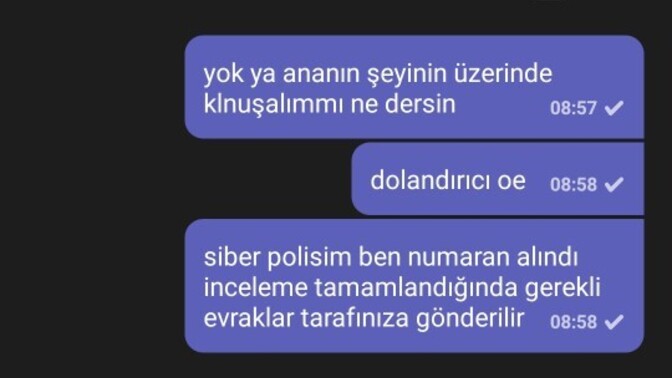 Devir ne devir oldu be böyle? elini sallasan dolandırıcıya çarpıyor?