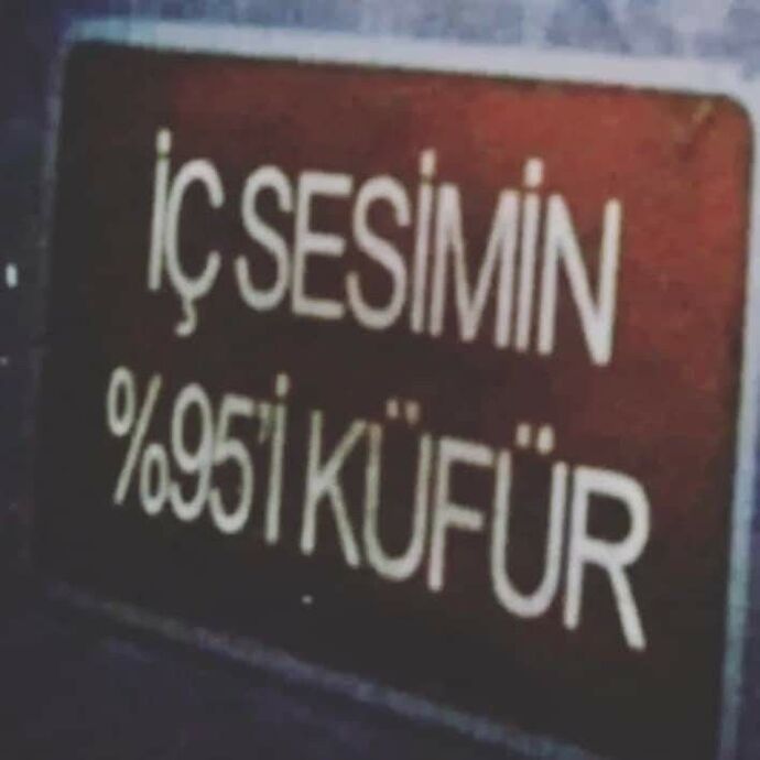 Küfür sever misiniz?