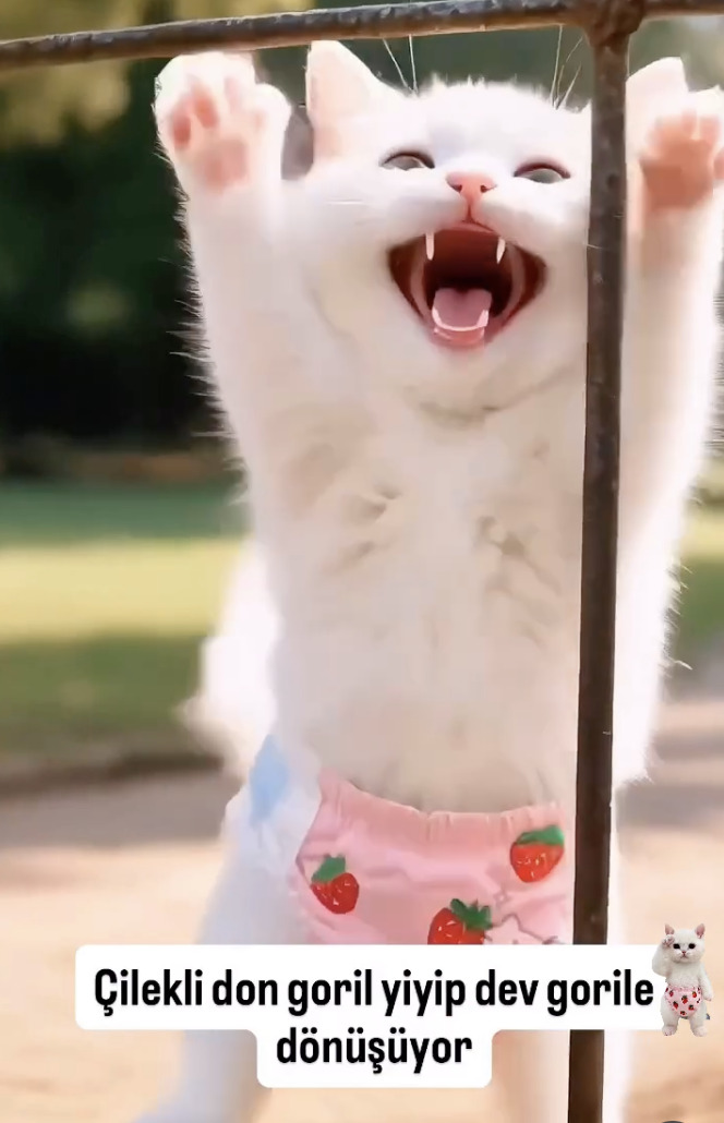 Yapay zeka ile hazırlanan kedi videolarını izliyor musunuz?