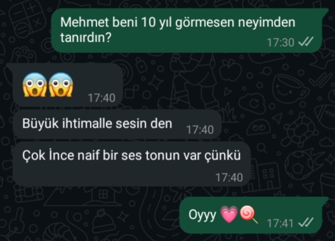 10 yıl sonra seni görseler, ilk bakışta hangi özelliğin seni ele verir?