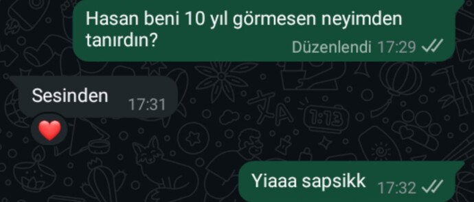 10 yıl sonra seni görseler, ilk bakışta hangi özelliğin seni ele verir?