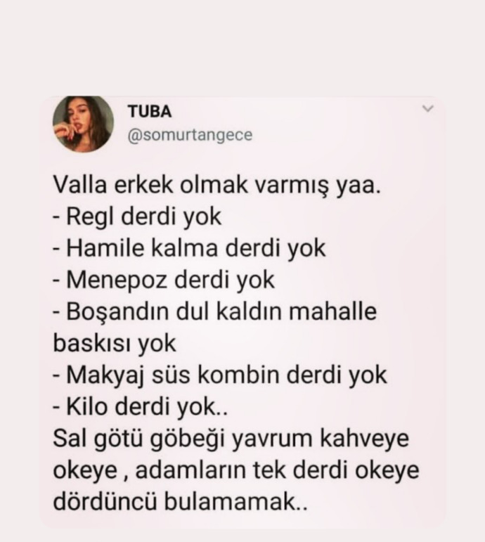 Neden prenses erkekler çoğaldı? Trip atan erkekmi olur üste çıkmaya çalışan erkek sürekli? Sürekli kadın gibi?