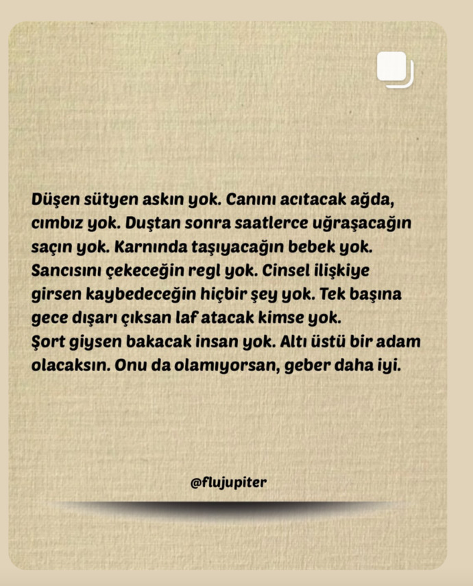 Neden prenses erkekler çoğaldı? Trip atan erkekmi olur üste çıkmaya çalışan erkek sürekli? Sürekli kadın gibi?