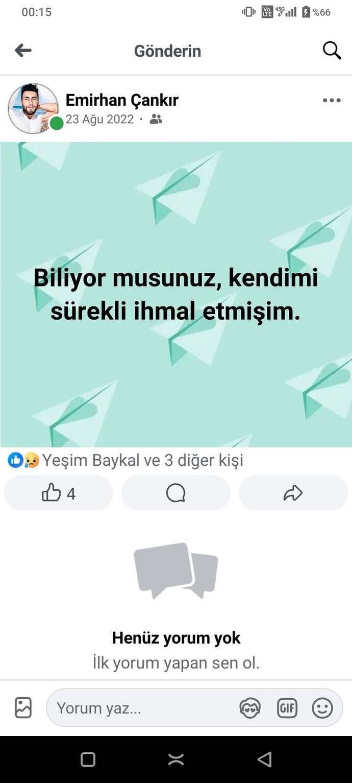 Kendimizi ihmal mi ettik?