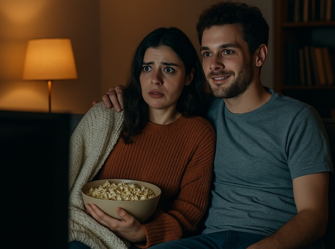 Film gecesi: Romantik komedi 🎭 mi korku filmi 👻 mi?