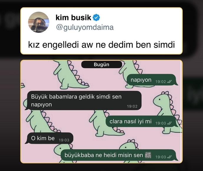 Dedenize büyükbaba der misiniz?