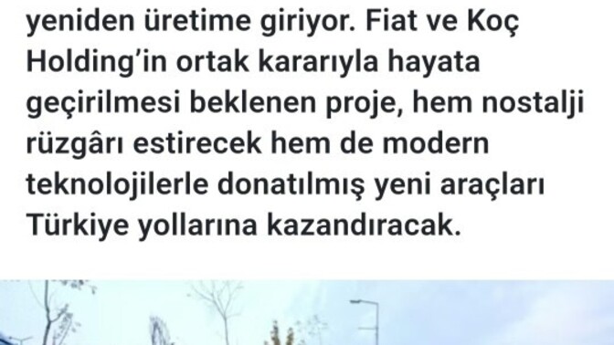 Tofas sahin dogan geri donuyor ne dusunuyirsunuz?