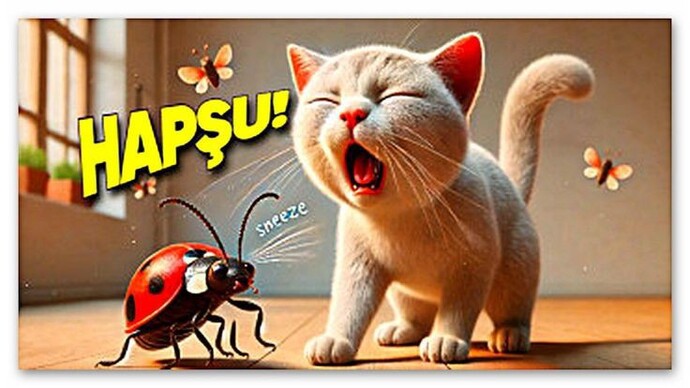 Hapşırırken alt komşu bile duyar mı yoksa hepşiiii diye minicicik mi hapşırırsın?