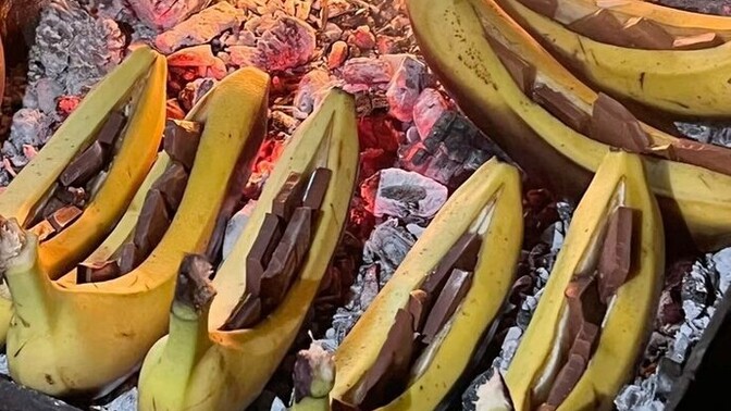 Siz hiç çikolatalı muz közlemesi yediniz mi?