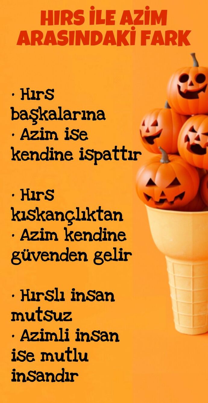 Hayatta birseyleri elde etmek icin sizce HIRSLI mı olmak gerekir AZİMLİ mi?