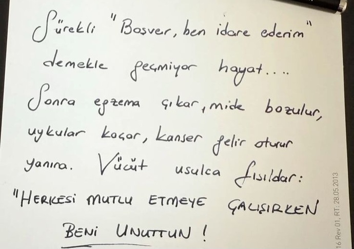 Kendinizde en sevmediginiz özellik nedir?