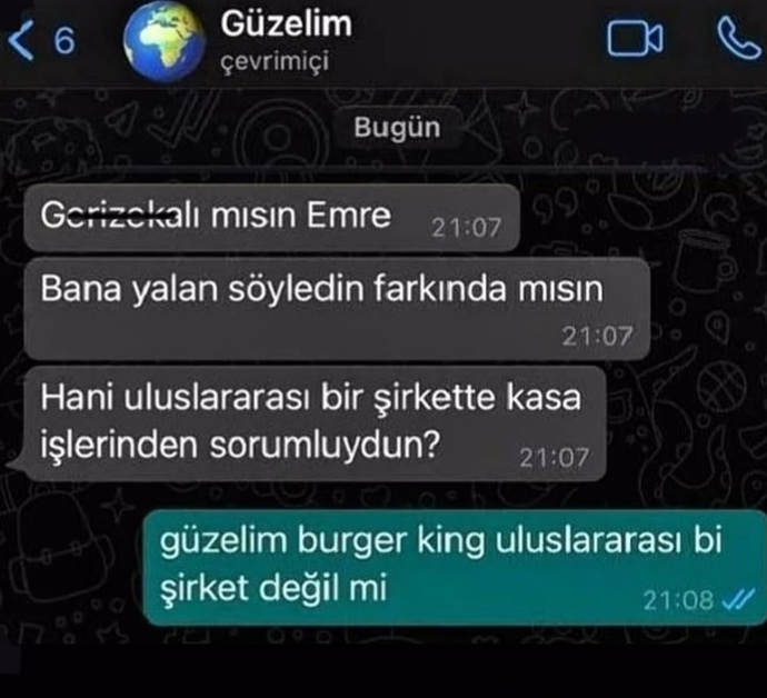Flörtünüz size hangi konuda yalan söylerse konuşmayı kesersiniz?
