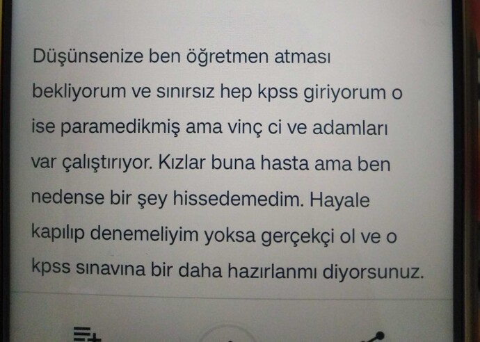Ben kariyer kariyer diye deliren biri olarak vinçci biriyle sevgili olsam veya evlensem olur mu?