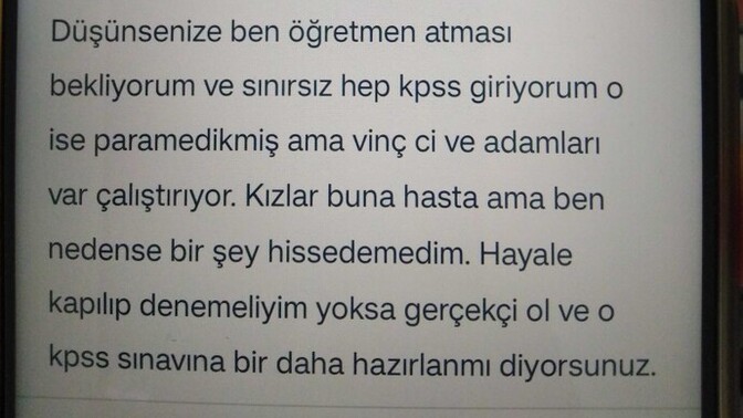 Ben kariyer kariyer diye deliren biri olarak vinçci biriyle sevgili olsam veya evlensem olur mu?