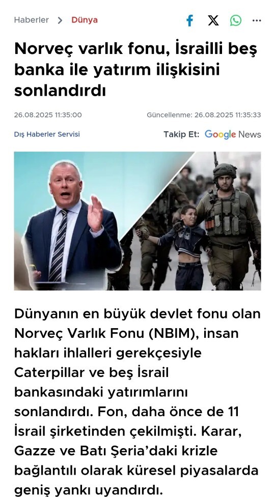 Müslüman ülkelerin yapamadığını İrlanda ve Norveç yapıyor?