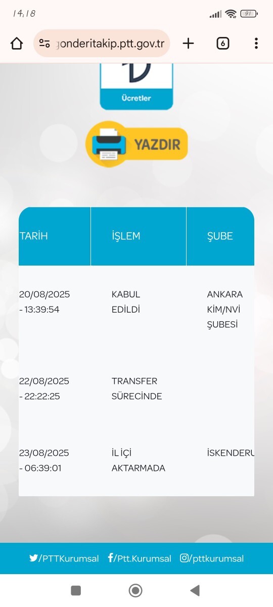 Ayın 23ünden beri İskenderunda hala dağıtıma çıkmadı niye?
