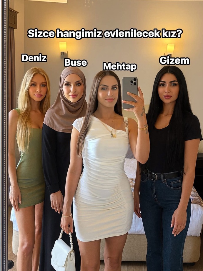 Sence hangisi evlenilecek kız?
