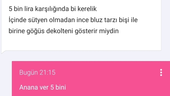 Böyle mesajlara tepkiniz ne olur?
