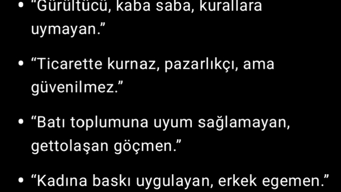Biz türklerin aslında çok iyi bir toplum olmadığını biliyor muydunuz?