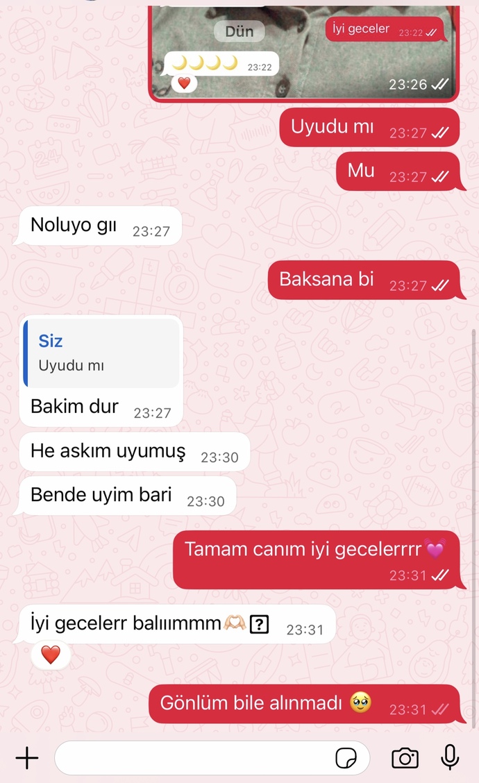 Bi anda uyuması normal mi?