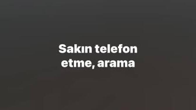 1 sene sonra eski sevgilide anide telefon?