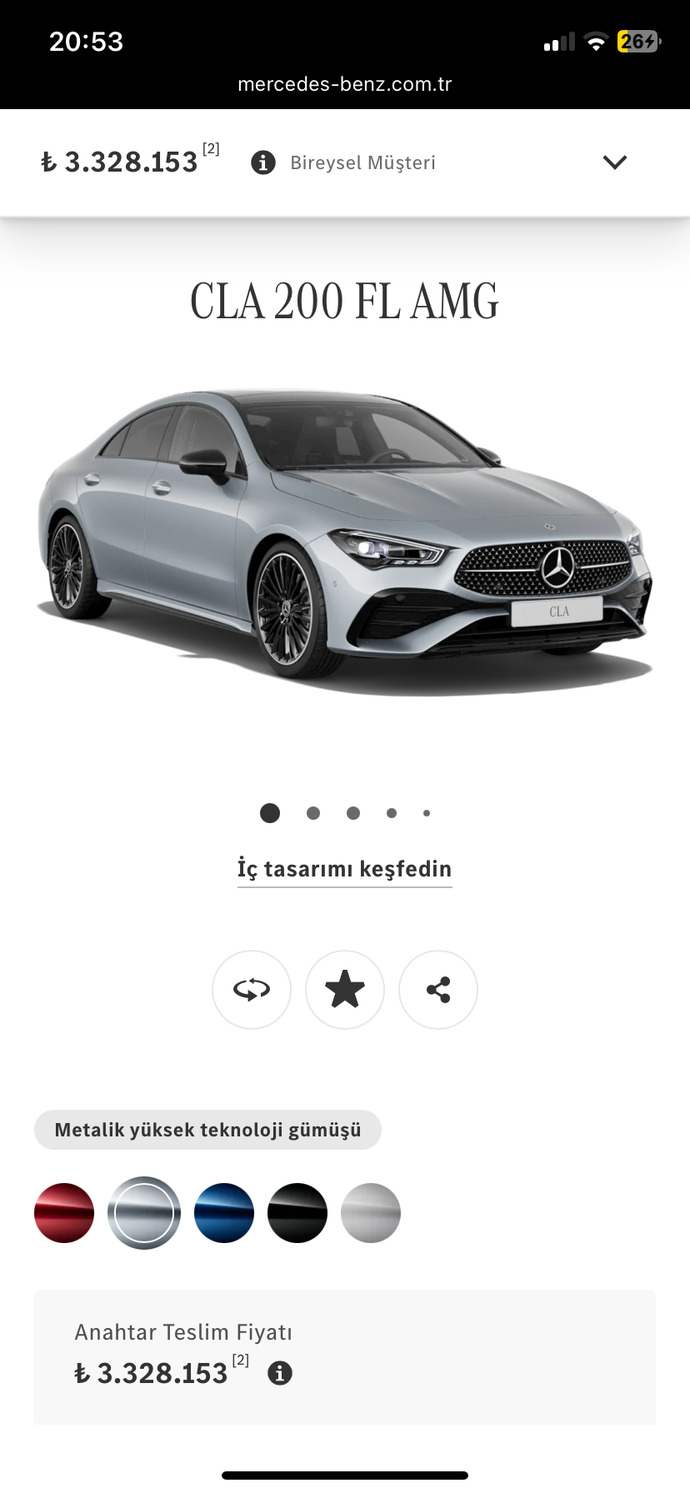 Almayı hedeflediğiniz bir araba var mı?