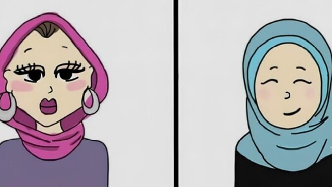 Tesettürlülerin dar ve açık kıyafetli, makyajlı olması sence doğru mu?