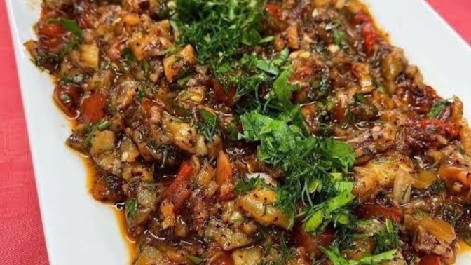 Közlenmiş patlıcan biber sevmeyen var mı 😍?