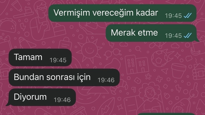 Eski sevgilim neden bunları yazıyor sizce?