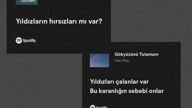 Geceye bir şarkı sözü bırakır mısınız?