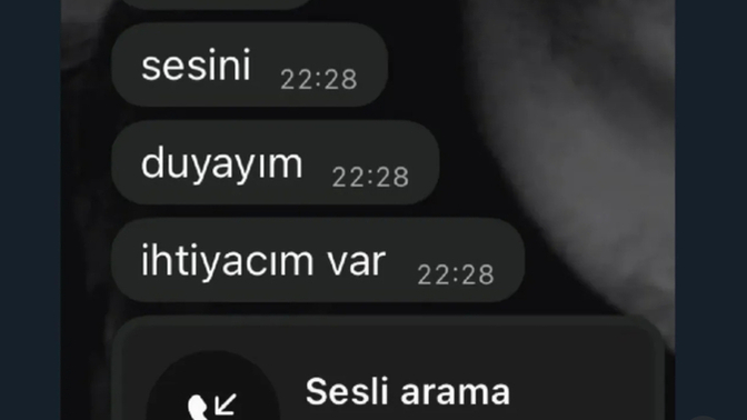 Sesini duymak için aradım diyeniniz var mı?