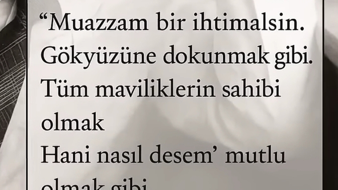 İhtimllere tutunmak.. Nasıl bir his sizce?
