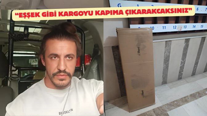 Ağır kargoyu "Eşek gibi evime çıkaracaksın" diyen müşteri mi, yoksa "şubeden alırsın" diyen kurye mi haklı?