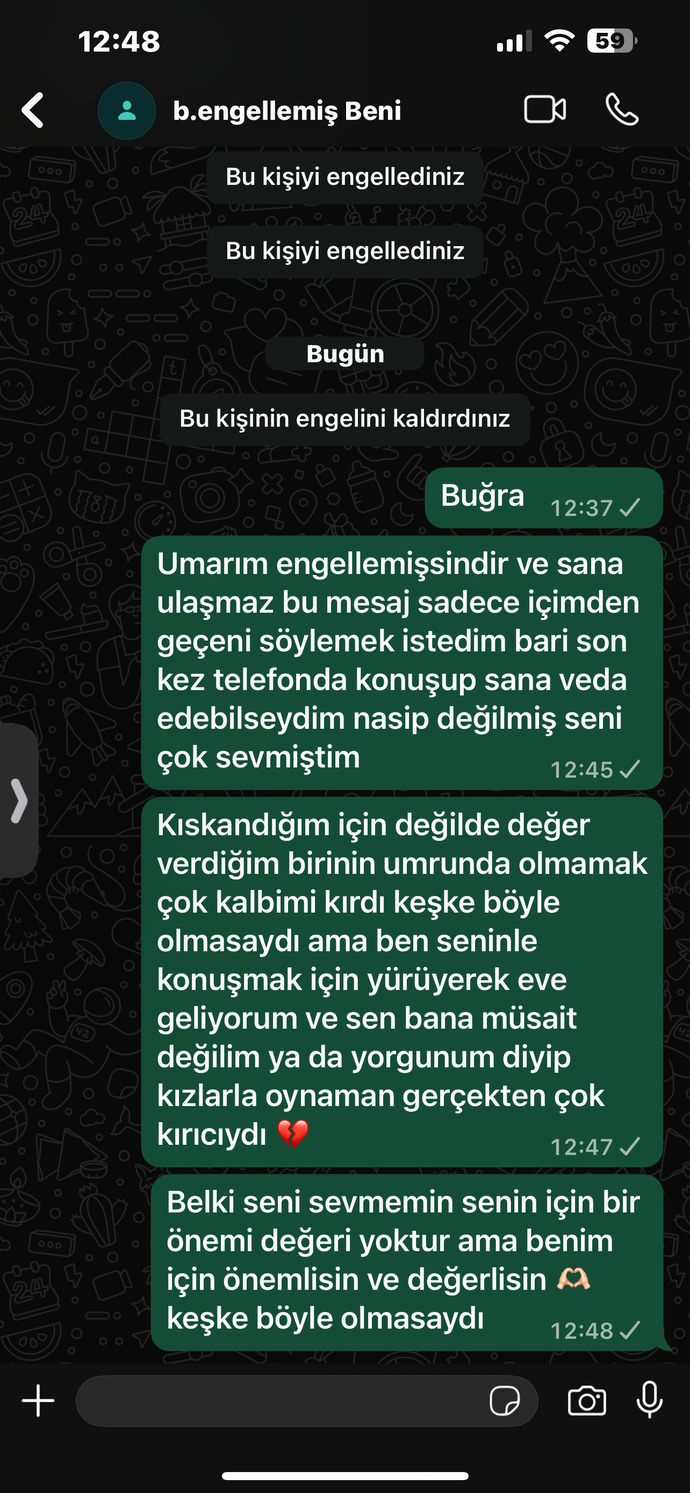 Sevdiğime veda ettim gerçekten içten ağlamak üzüyor keşke son kez sesini duysaydım?