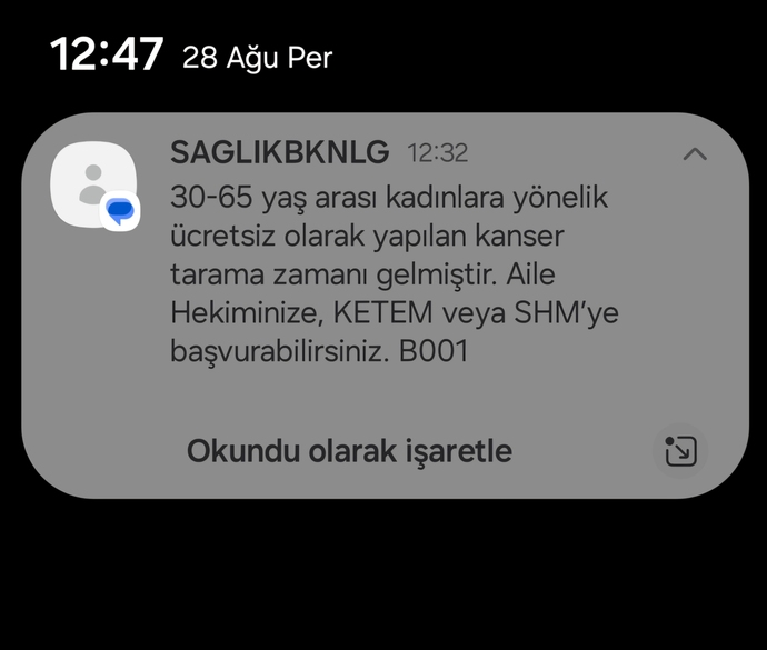 Sağlık kontrollerinizi düzenli olarak yaptırıyor musunuz?