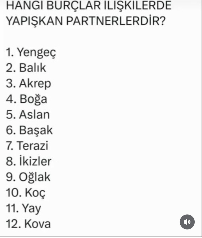 Senin burcun ne kadar yapışkan?