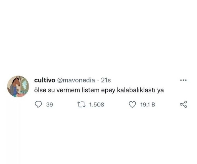 “ ölse su vermem “ dediğiniz insanlar var mı?