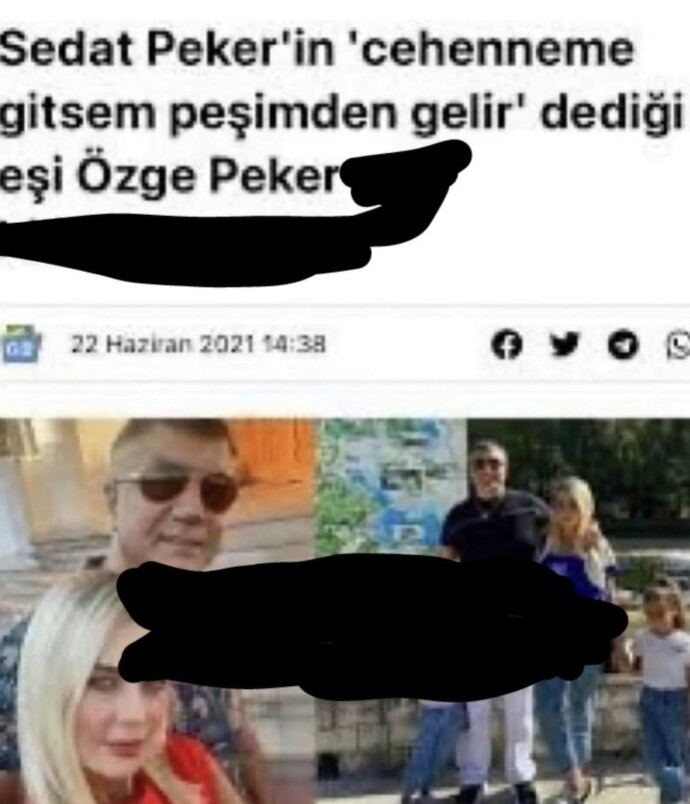Erkolar şöyle sevilmek istiyorsanız Sedat peker gibimi olacaksınız?