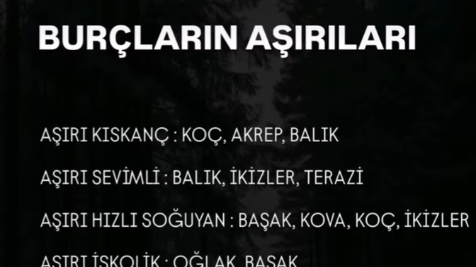 Bu aşırılılıklardan hangisi size uyuyor ☺️?