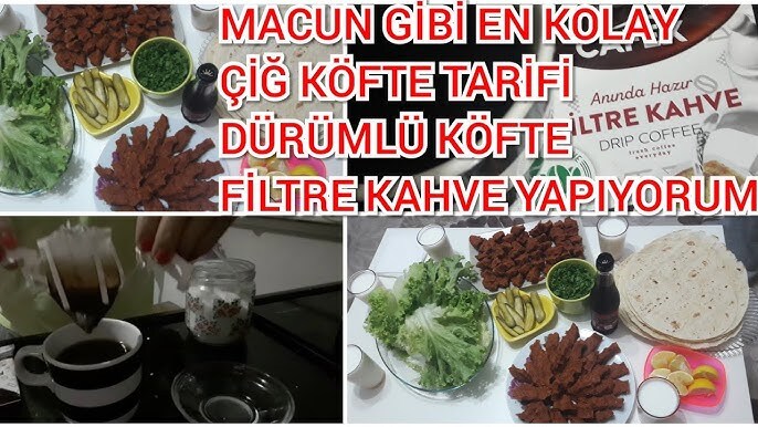 Çiğ köfte mi kahve mi?