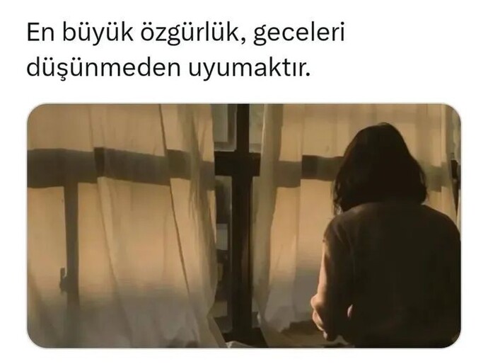 En büyük özgürlük sizce nedir?