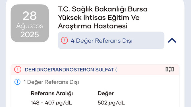 Hormon testi sonucum nasıl anlayanlar yazabilir mi?