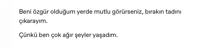 Özgür olduğunuz yerde mutlu musunuz?