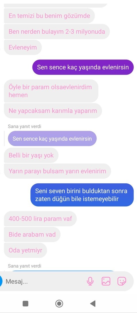Bu erkek sizce haklı mı düşünüyor?