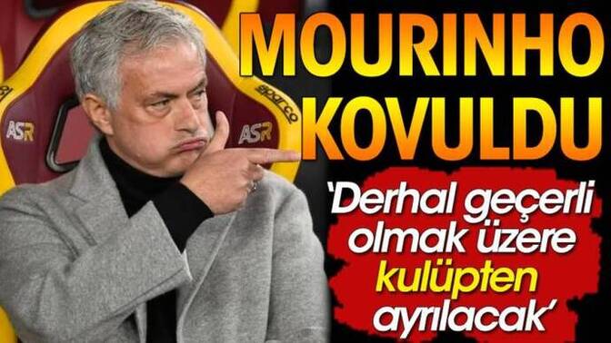Fenerbahçe'de Jose Mourinho dönemi resmen sona erdi! Ali Koç Jose Mourinho'yu kovdu! Fenerbahçe nereye gidiyor?