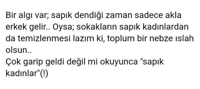 Sapık kadın kime denir?