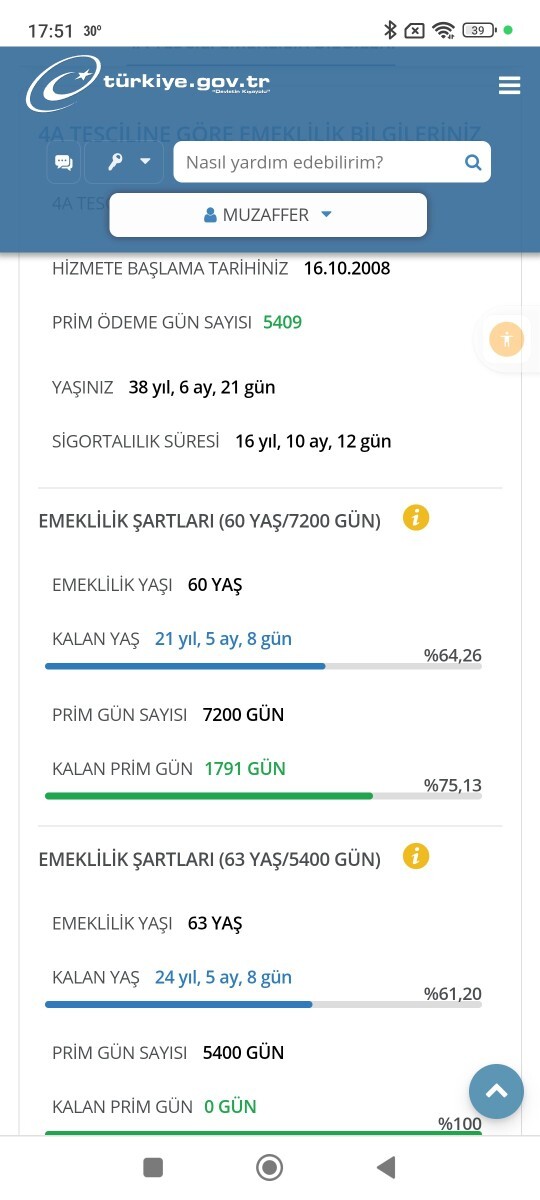 Burada doldurduğum prim hangi prim acaba?
