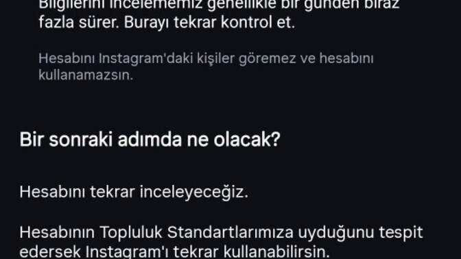 Instagram hesabım askıya aldındıı😭 itiraz ettim açılır mı? 🥹?